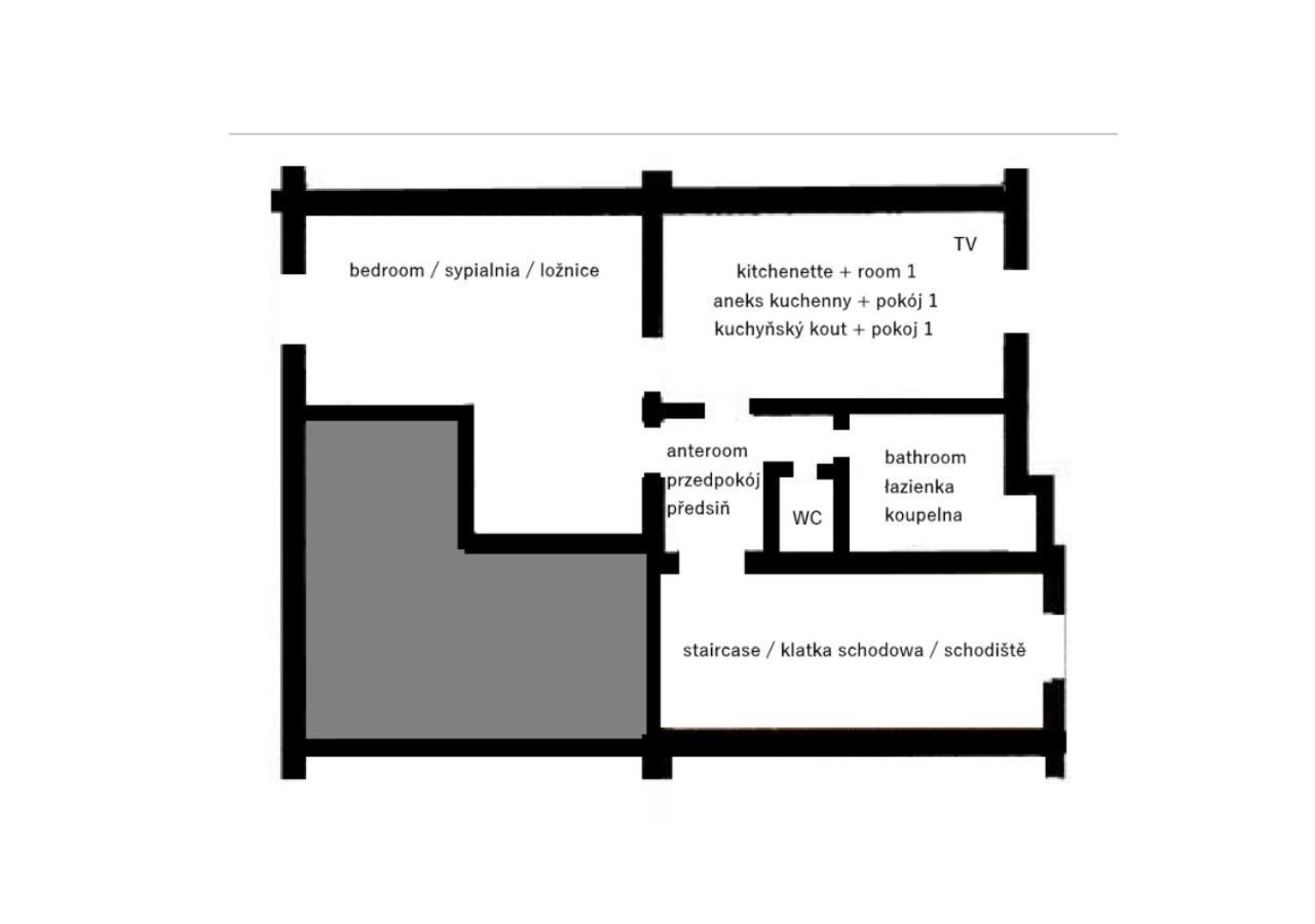 Pod Nachodskym Zamkem Apartment Ngoại thất bức ảnh